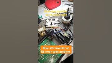 Blue star inverter ac pcb E6 error code problem//blue star ac E6 error code#pcb repairing videos