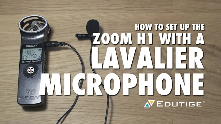 How to Set Up the Zoom H1 with a Lavalier Microphone