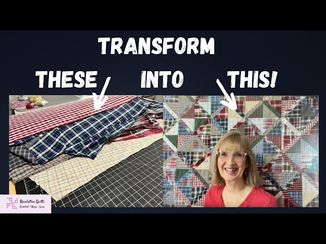 DIY Quilt From Upcycled Flannel Shirts