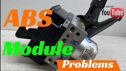 Abs Module Brake system not working on 2017 Honda accord 