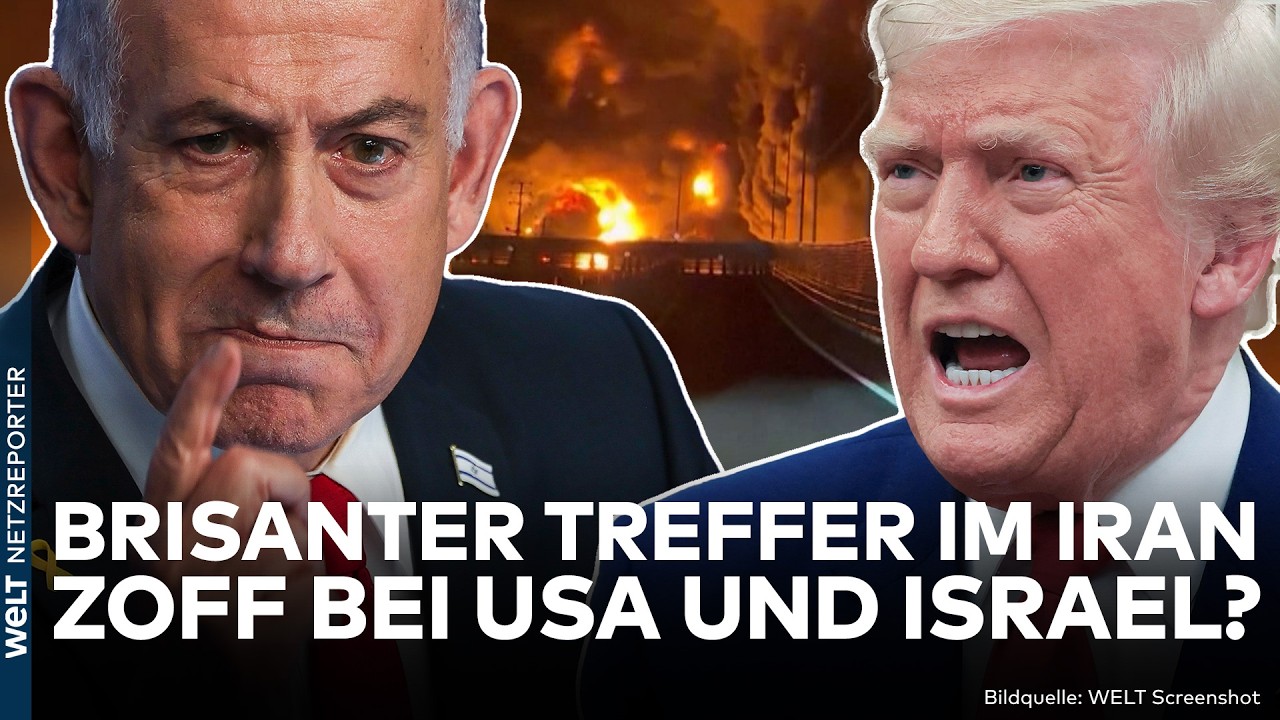 IRAN: Paukenschlag! Tobt Trump wegen Netanjahu? Streit bei USA und Israel wegen Angriff auf Mullahs