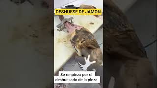 Como Deshuesar un Jamón Serrano...#jamonespaña #jamonserrano