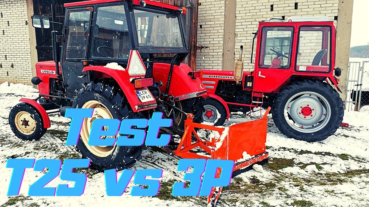 ODŚNIEŻANIE Władimirec T25 vs Ursus C 360 3P