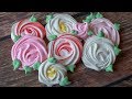 Como hacer suspiros de merengue en forma de rosas