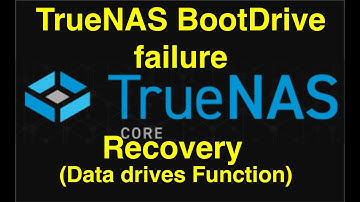 [TreuNAS] TrueNAS Recovery. TrueNAS boot drive failed/corrupted (Configuration backup available).