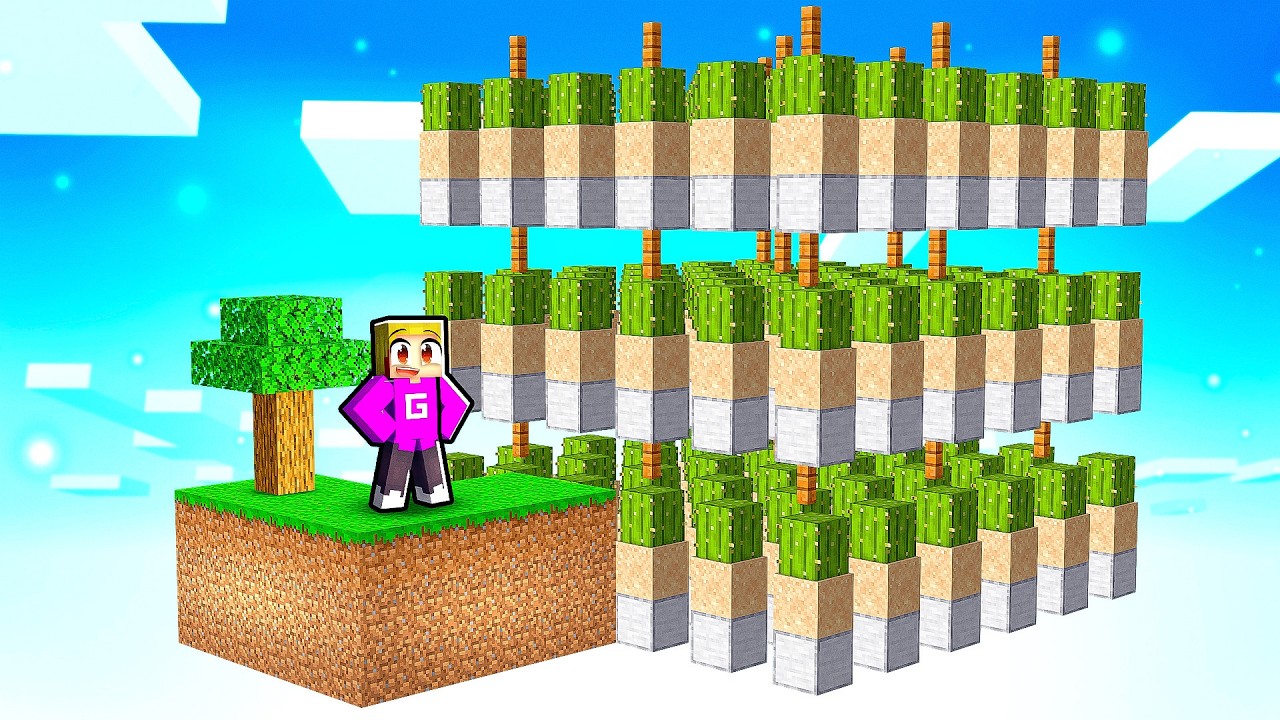Ik Maak Een OP Cactus Farm! (Skyblock)