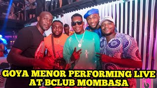 Goya Menor Performing At B - Club Mombasagoya Menor In Kenya