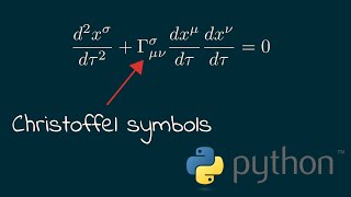 Creating a general relativity package in python | Christoffel symbols