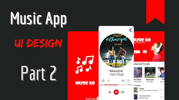 Music player UI design tutorial- Part 2