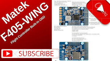 MATEK   F405-WING   FLIGHT CONTROLLER
