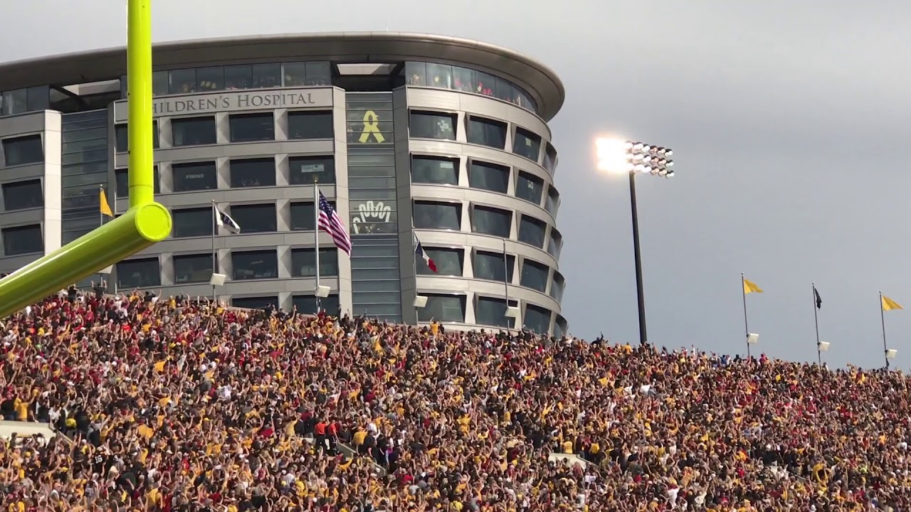 Kinnick Stadium Wave Games 14 for 2018 YouTube