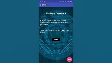 Fall Detection App for Elder People | Accelerometer | Android Studio