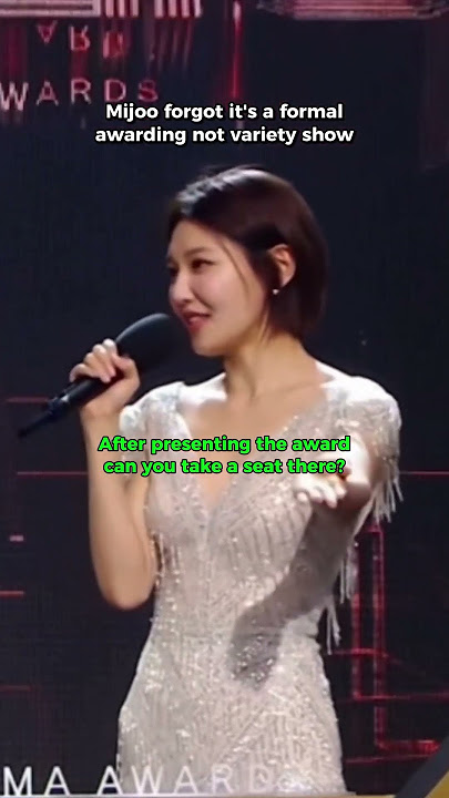 Mijoo's epic moments during awarding show
