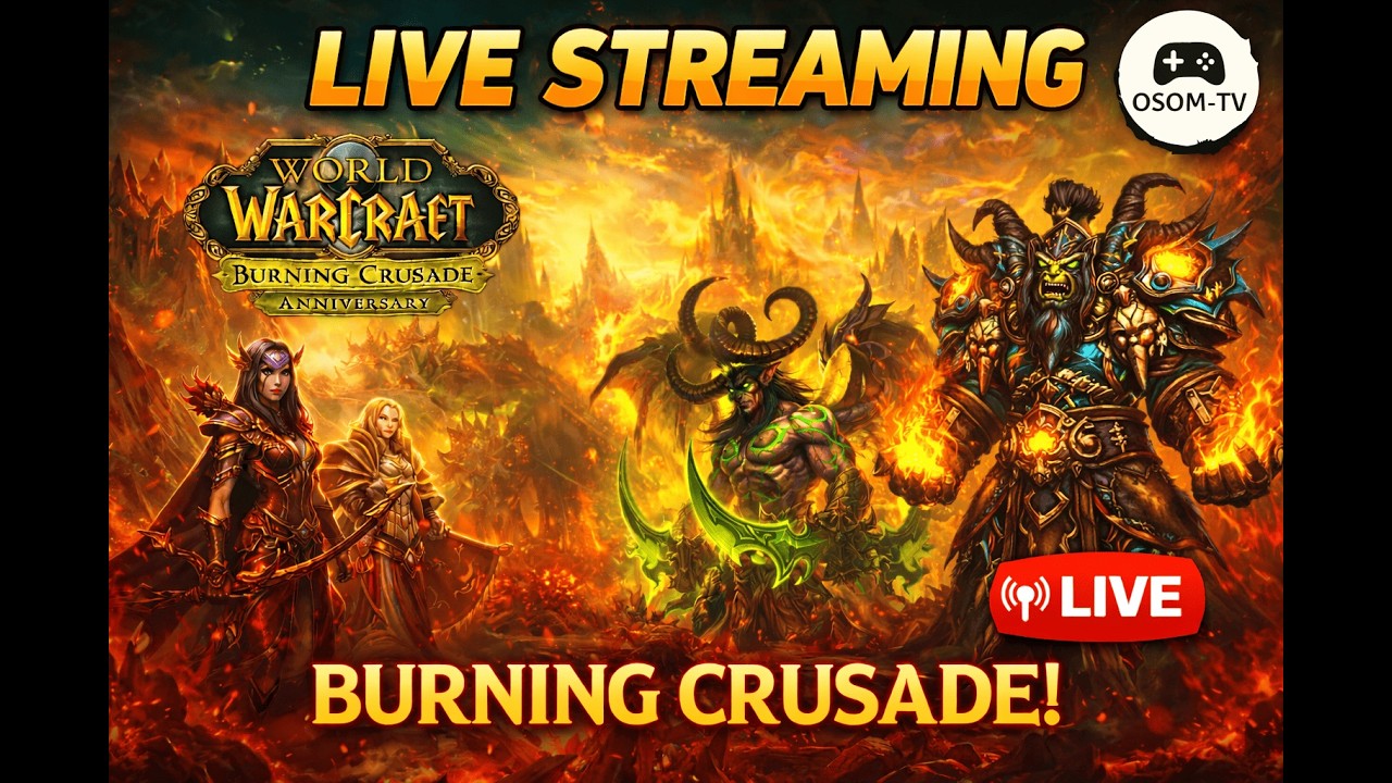 | WoW Годовщина Burning Crusade - Шаман - 33 ур. | 28-29.02.26 #osomtv #wowclassic #wow #wowtbc