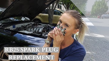 REPLACING SPARK PLUGS ON RB25DET | NISSAN SKYLINE