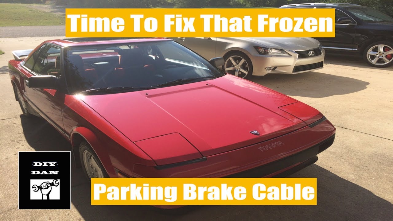 How To Replace a Parking Brake Cable On a Toyota MR2 AW11 YouTube
