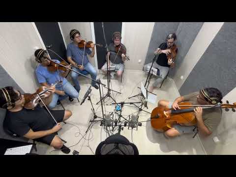 Gravação com Sexteto de cordas (Strings) - Naldo Souza (Prod) e Jota Moraes (Arr)