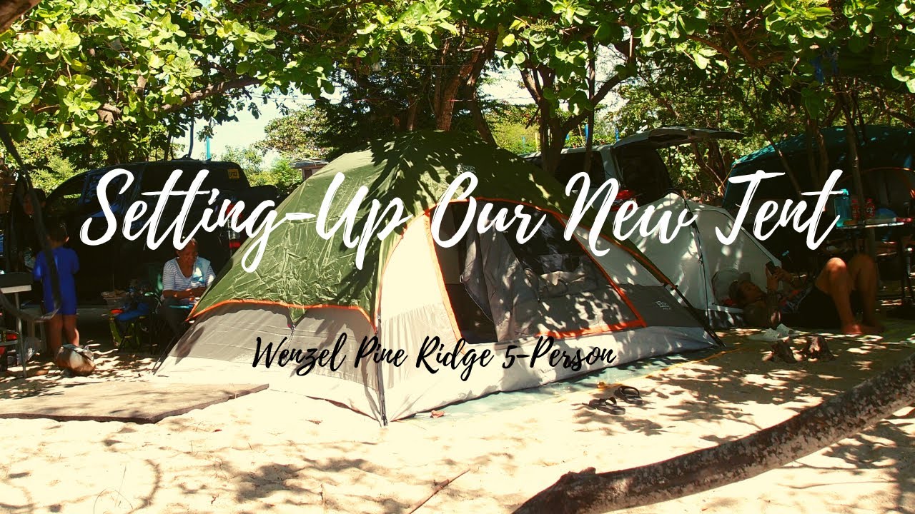 Setting Up Our New Tent: Wenzel Pine Ridge 5-Person