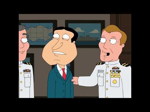 Quagmire habla con los compañeros de su padre  |  Padre de Familia  |  Español