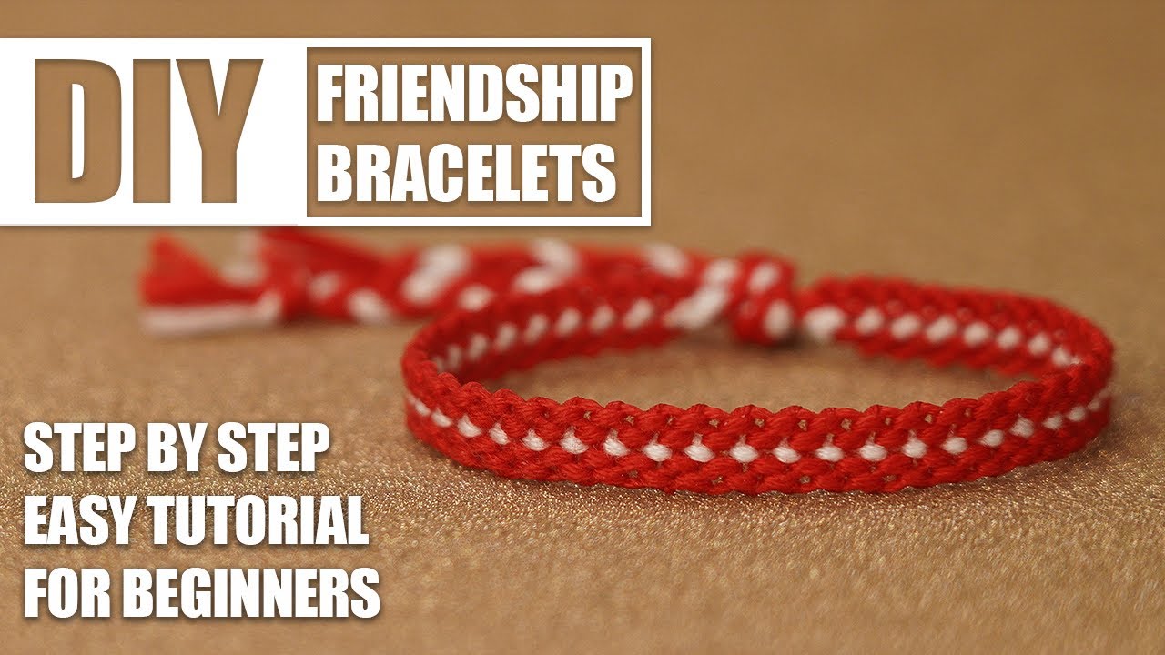 Dots Chain Connected Small Friendship Bracelets Step by Step Tutorial ...
