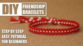 Dots Chain Connected Small Friendship Bracelets Step by Step Tutorial | Easy Tutorial for Beginner