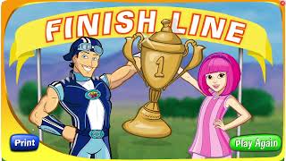 Lazy Town's Superhero Challenge - Sportacus & Stephanie Gameplay