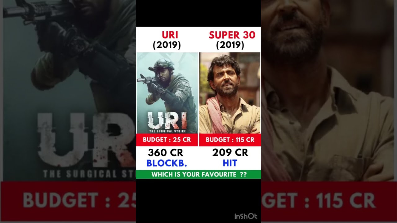 Uri :The Surgical Strike Vs Super 30 Movie Comparision || Box Office Collection 