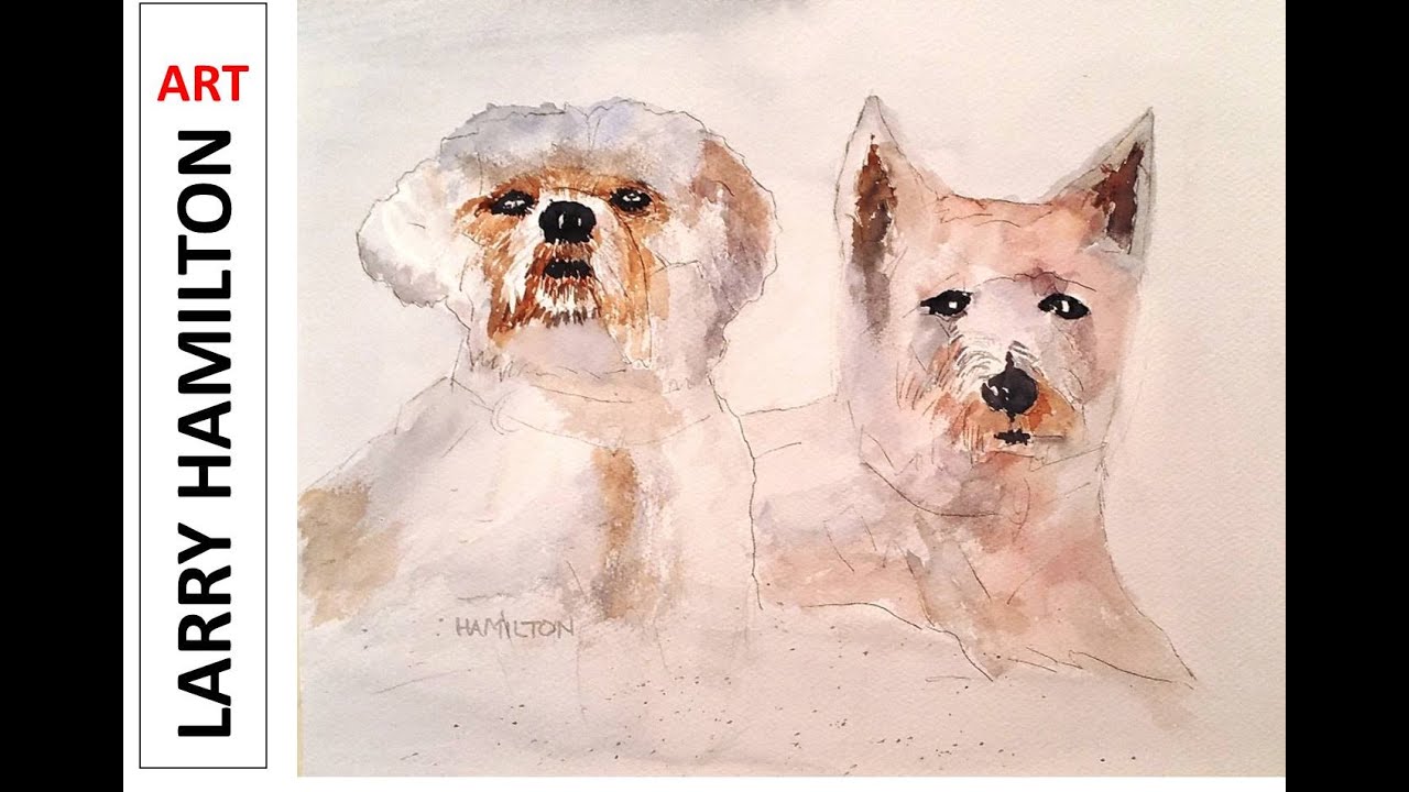 Paint Along with Larry Hamilton - November 24, 2015 - Watercolor - "The Boys"
