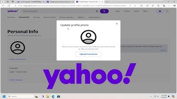How To Change Profile Picture on Yahoo Mail [Guide]