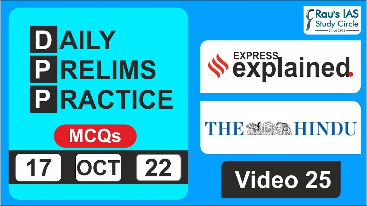Daily Prelims Practice from THE HINDU & INDIAN... - youtube