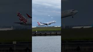 Virgin B738 departs Sydney from 34R on 6/4/26 #viral #shorts #fyp #aviation #trending #cool #lego