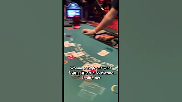 Woman Wins 500 000 Off Black Jack Side Bet 