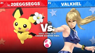 Eggz Zone S6 - 20Eggseggs Pichu Vs. Valkhel Zss Smash Ultimate - Ssbu