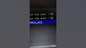 print calendar given month in Python programming