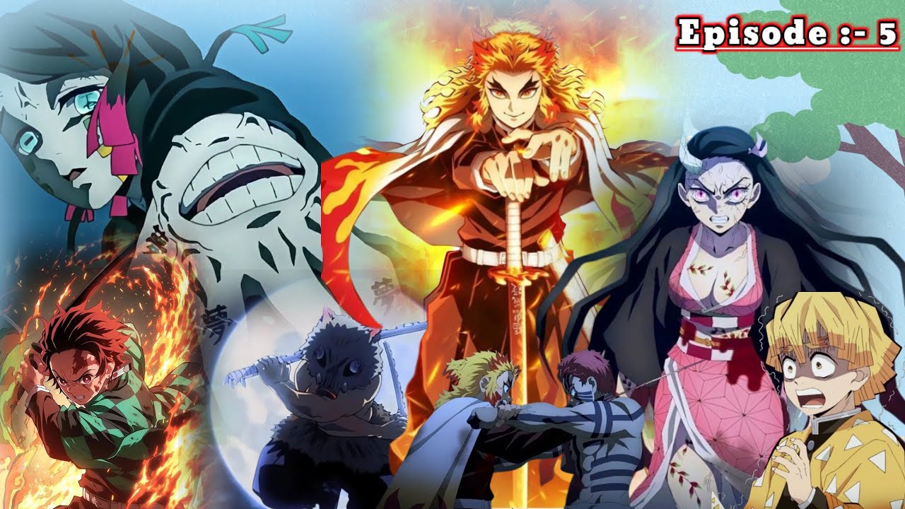 DEMON 👹 SLAYER MUGEN TRAIN MOVIE [ Hindi Dub ] Ep 5 | 