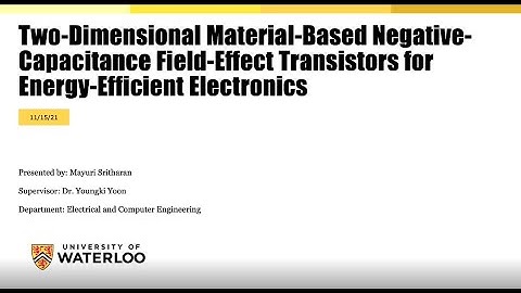 Two-Dimensional Material-Based Negative-Capacitance Field-Effect Transistors... | Mayuri Sritharan