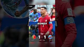 Reakcja Ronaldo na remis z Kongo 🏆 #ronaldo