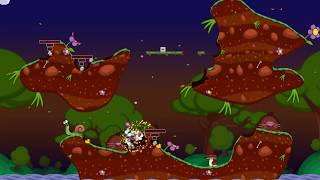 Hedgewars #0134 HE SHOT HIMSELF