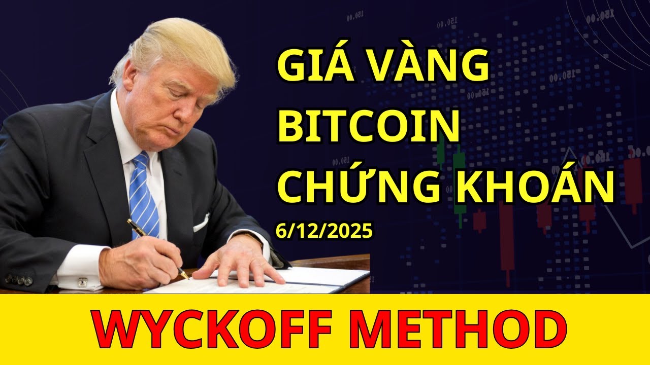 Phân tích giá vàng và bitcoin 6/12/2025 | Wyckoff Method | AKVSA