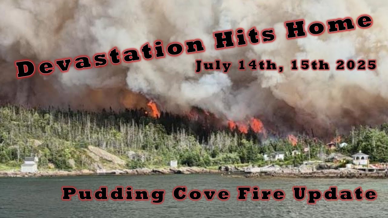 DEVASTATION Hits Home - Chance Harbour/Pudding Cove Area Forest Fire, NL, July 15th, 2025