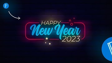 Glowing Text | Make Neon Text Logo in Pixellab.