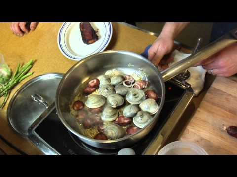 Paul Kahan's Pork Belly, Clams & Chorizo Entree