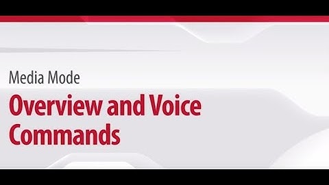 09. Media Mode: Overview and Voice Commands