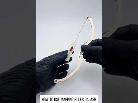 GAlash How to Use Mapping Ruler#microblading #microbladingbrows #microbladingcourses#browlamination