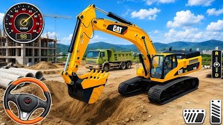 Mega Excavator Construction Game 2026 - Offroad JCB Driving Simulator 3D | Android Gameplay screenshot 2