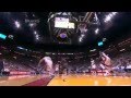 Carmelo Anthony Nasty Dunk Over Joel Anthony NBA Playoffs 2012 Knicks Heat HD