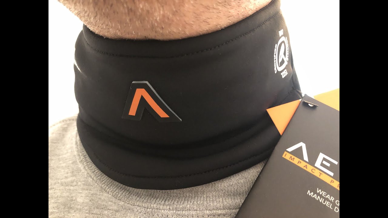 AEGIS Interceptor Ice Hockey Neck Guard featuring Kevlar and D30 insert - Unbox and First Look