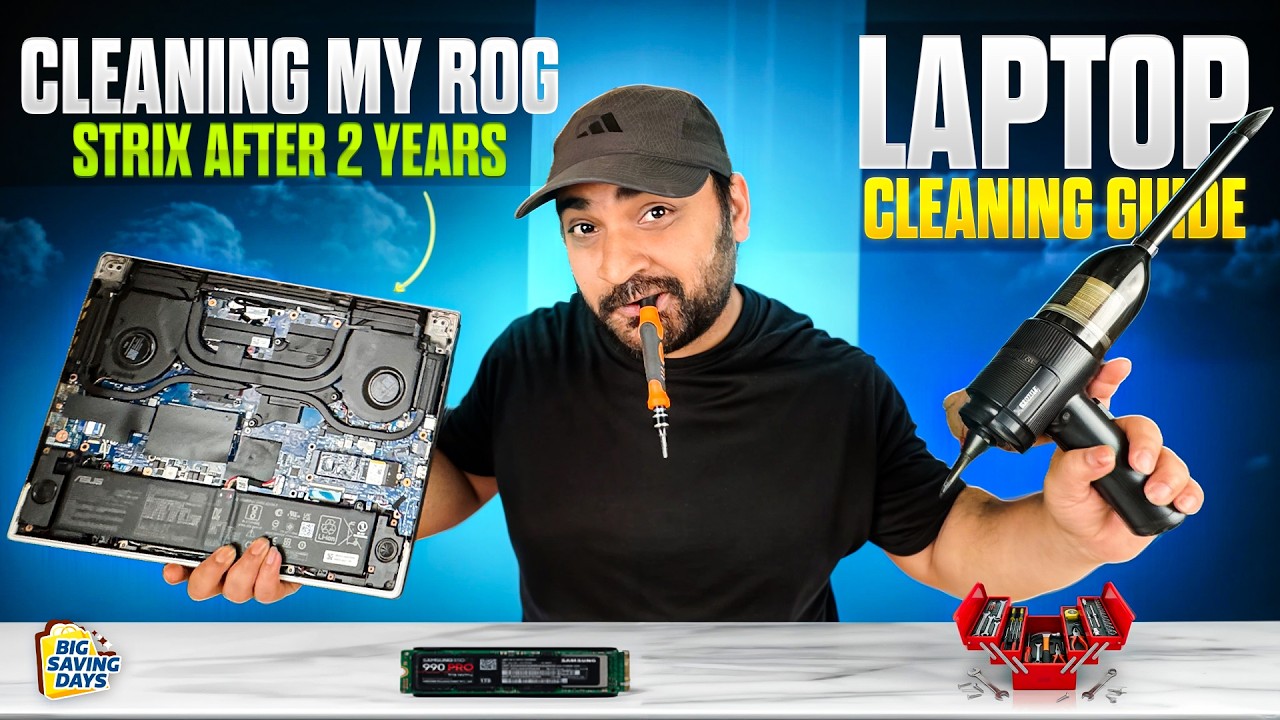 Rog Cleaner Cleaning My Asus Rog Strix Gaming Laptop - After 2 Years | Laptop ...