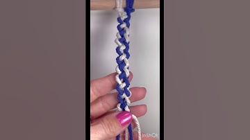 Macrame cross over tutorial #easymacrame #macrame #macramecreation #macrameknots #macrametutorial