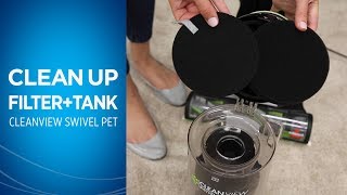How to Clean the Filters and Dirt Tank on Your BISSELL® Cleanview® Swivel Pet Vacuum